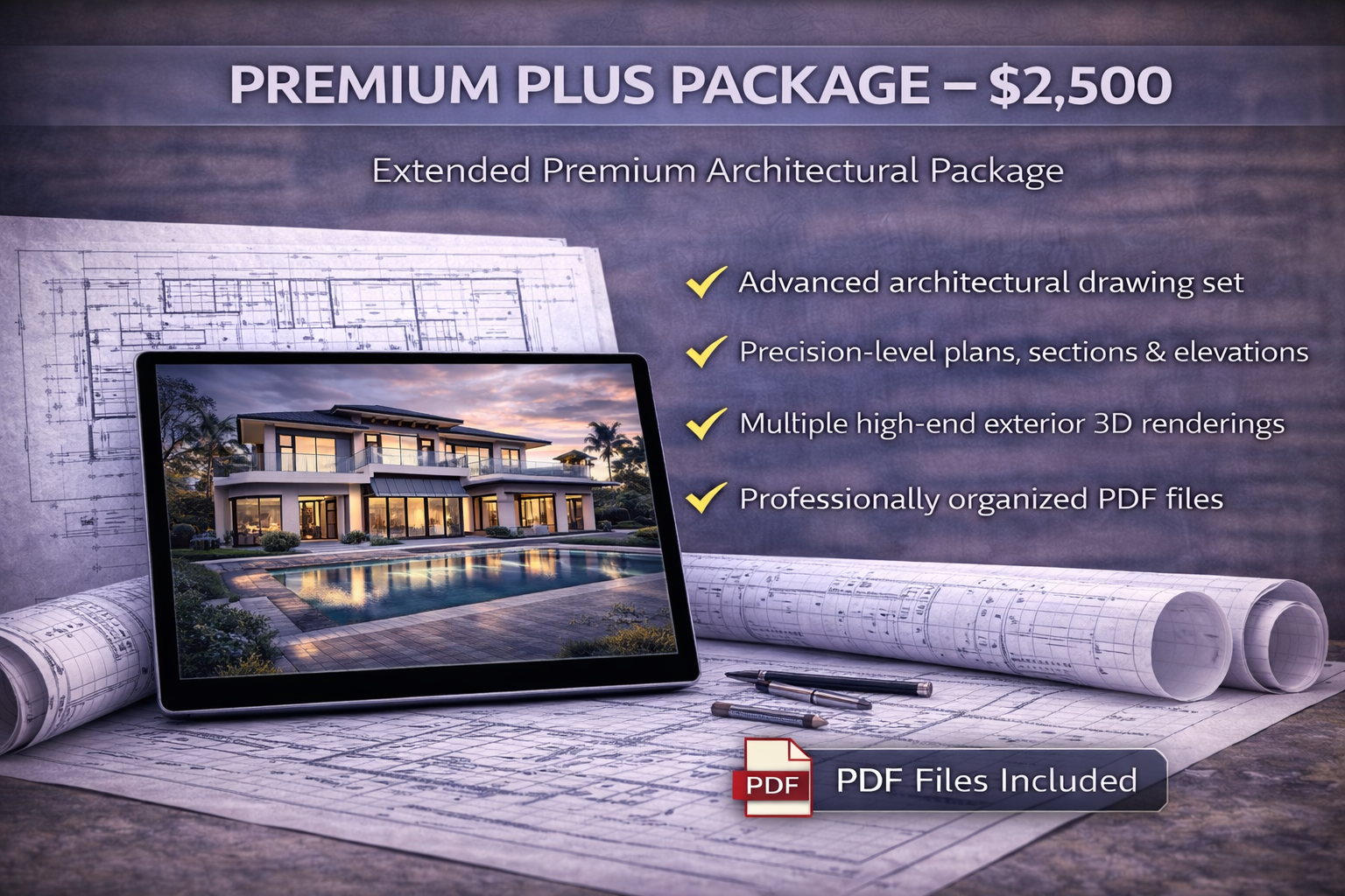 Extended Premium Architectural Package - Premium Plus Package