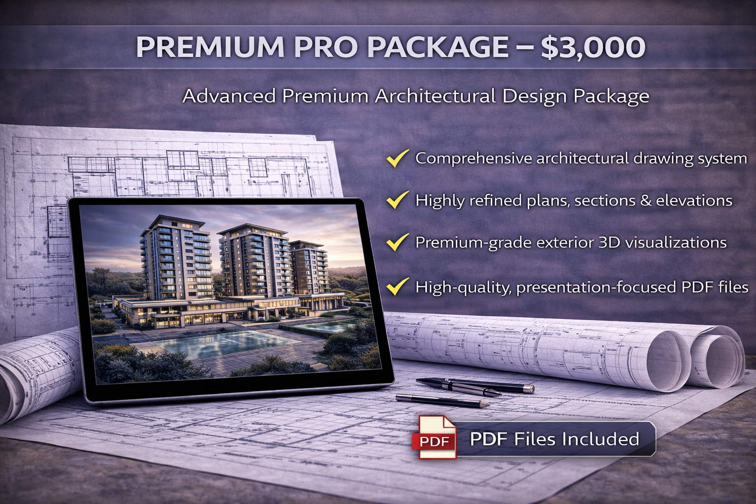 Advanced Premium Architectural Design Package - Premium Pro Package