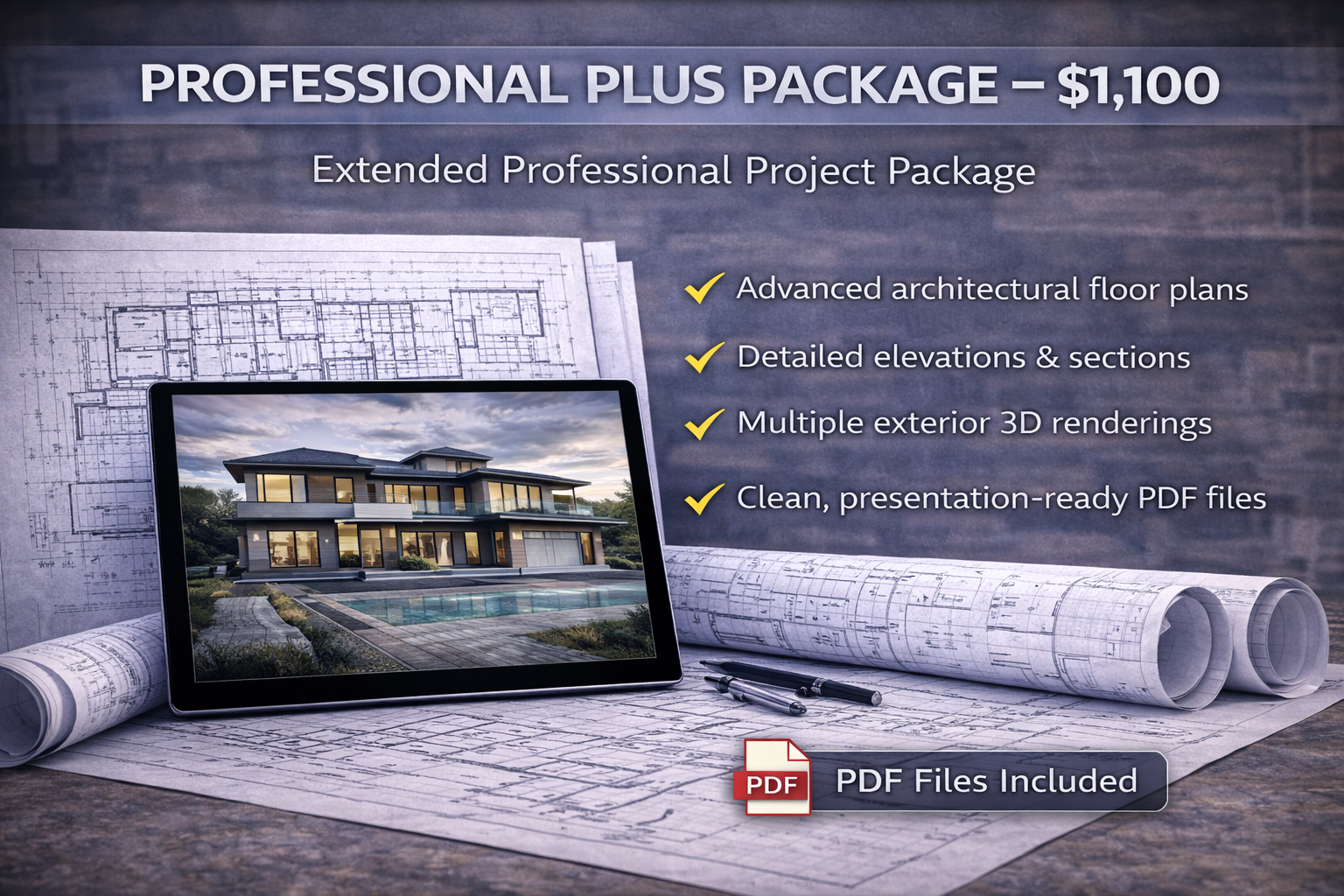 Extended Professional Project Package - Professional Plus Package