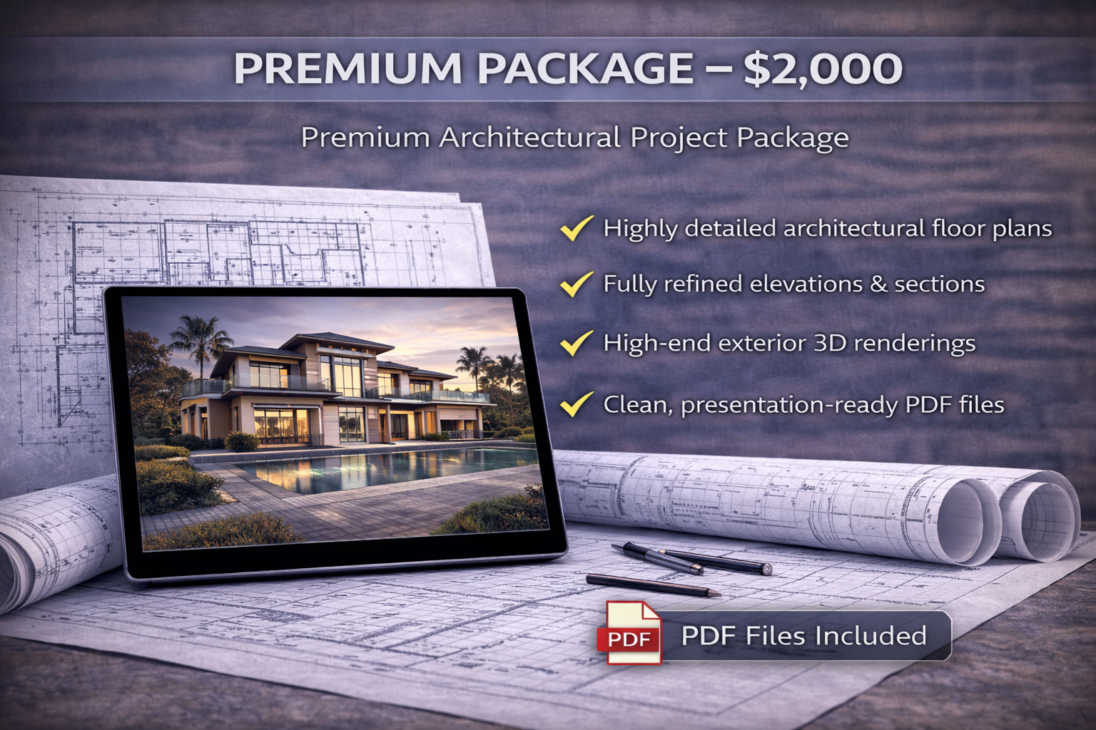 Architectural Project Package - Premium Package