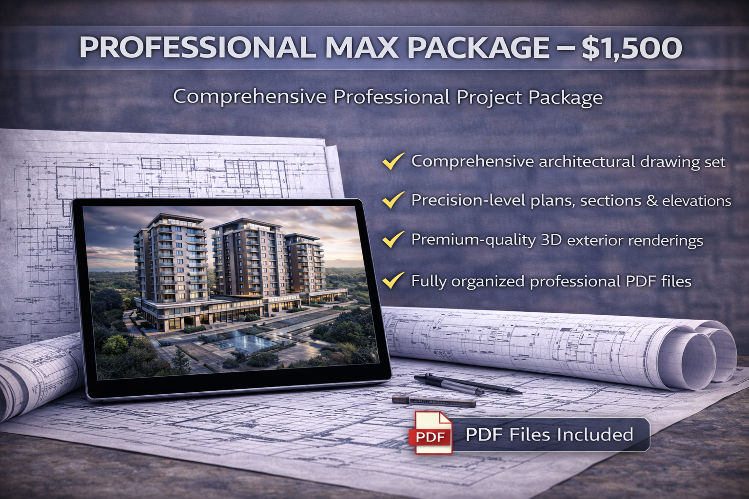 Comprehensive Professional Project Package - Professional Max Package