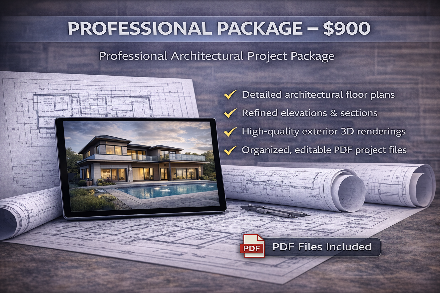 Architectural Project Package - Professional Package